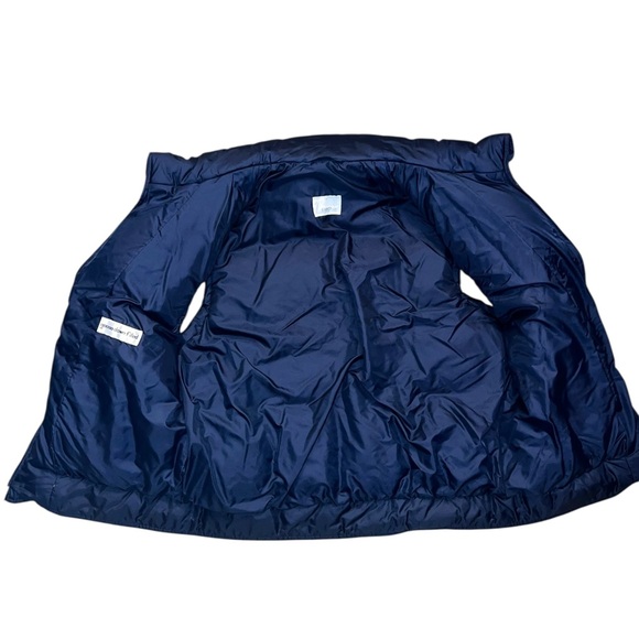 Vintage 80s-90s BOGNER Goose Down Puffer Vest Gilet Navy Blue USA Made Mens L/XL - Picture 3 of 12